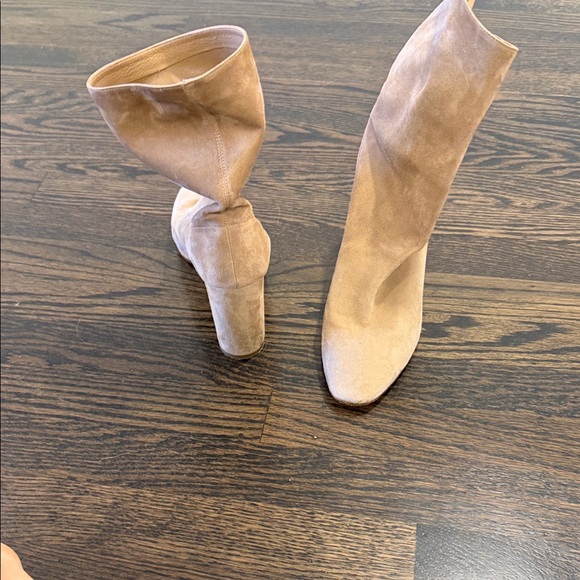 Aquazzura Tan Heeled Boots - Picture 3 of 6